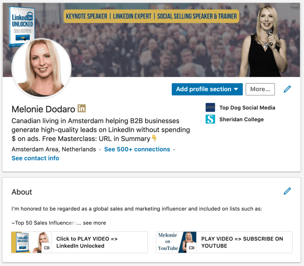 что такое Linkedin Profile