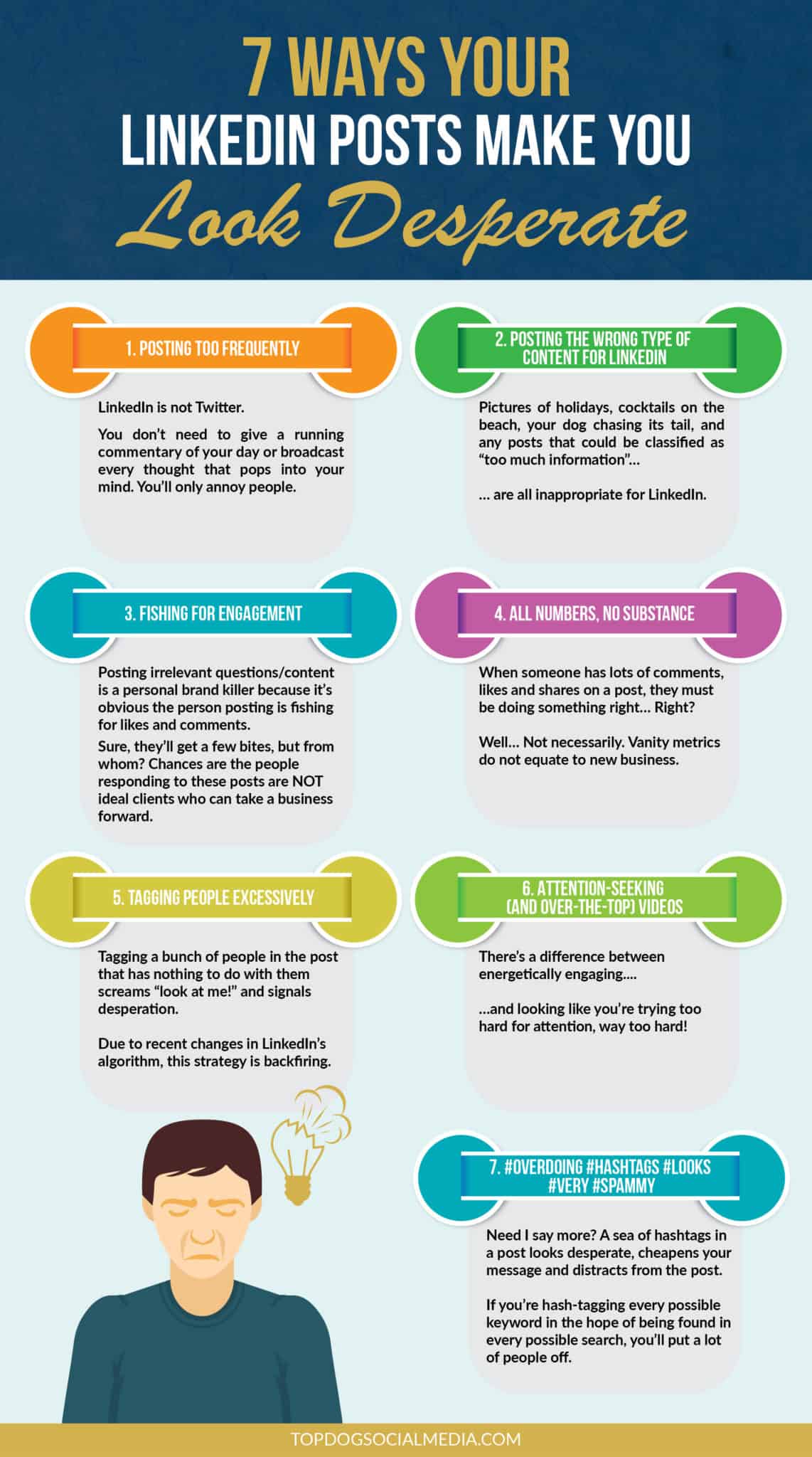 Is Your LinkedIn Content Strategy Making You Look Desperate?